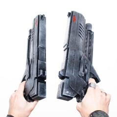 Arkham Knight Pistols - Red Hood