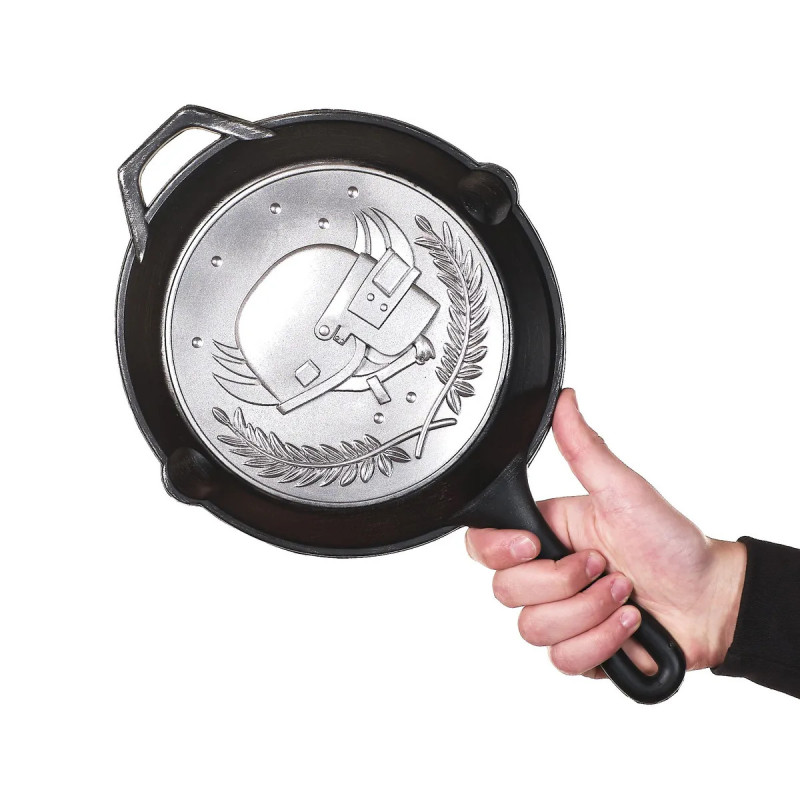 PUBG Pan - Silver Plate Skin (High Density Foam)