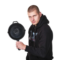 PUBG Pan - Silver Plate Skin (High Density Foam)