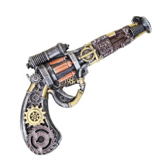 Steampunk Revolver Gun Prop (High Density Foam)