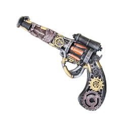 Steampunk Revolver Gun Prop (High Density Foam)