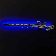 AWP Gungnir RGB Wall Art - CS GO